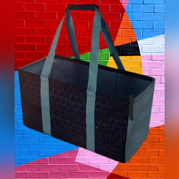 ALDI Storage & Organization Aldi Capsule Gear 223 Logo Foldable Collapsible Utility Tote New